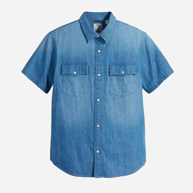 Сорочка джинсова літня чоловіча Levi's Ss Relaxed Fit Western A5722-0006 M Tombsto (5401105961688) - зображення 5