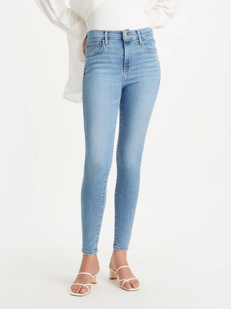 Jeansy Skinny damskie Levi's 720 Hirise Super Skinny 52797-0357 29-34 Niebieskie (5401105546441) - obraz 1