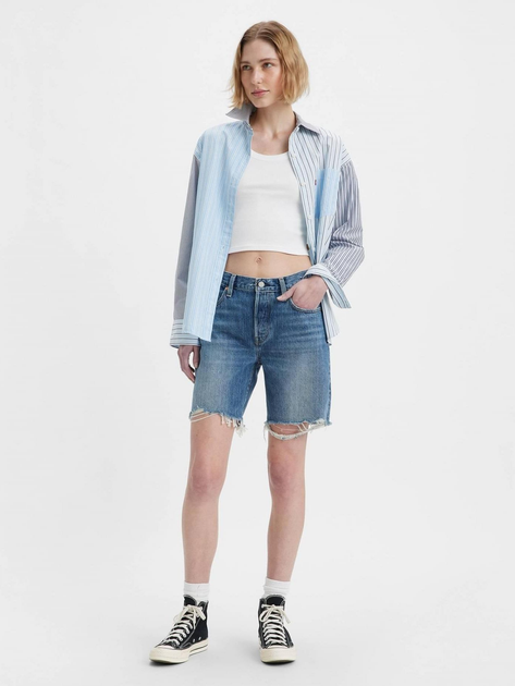Spodenki damskie jeansowe Levi's 50190S Short A1962-0014 26 Granatowe (5401105996130) - obraz 5