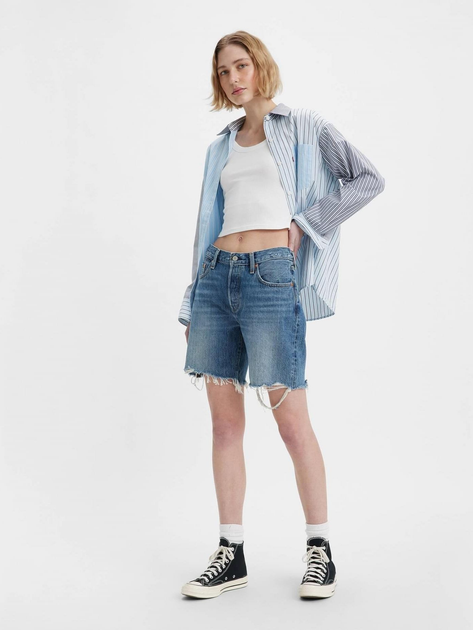 Шорти джинсові жіночі Levi's 50190S Short A1962-0014 27 Сині (5401105957186) - зображення 3
