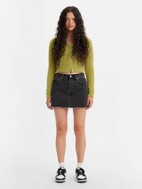 Спідниця джинсова міні літня пряма жіноча Levi's Icon Skirt A4694-0000 29 Theres A Storm Comi (5401105466688) - зображення 5