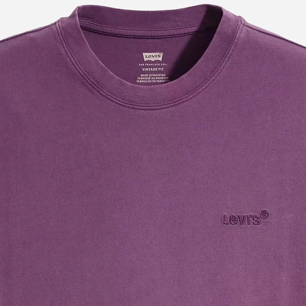 Футболка бавовняна чоловіча Levi's Red Tab Vintage Tee A0637-0082 XL Garment Dye Navy Co (5401128655922) - зображення 6