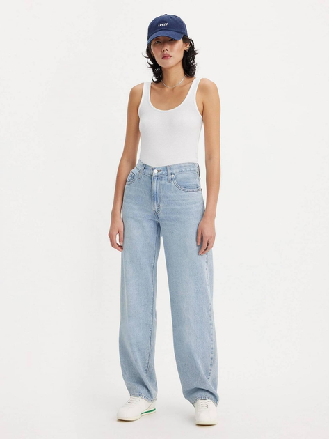 Jeansy rurki damskie Levi's Baggy Dad A3494-0033 27-34 Niebieskie (5401128868636) - obraz 3