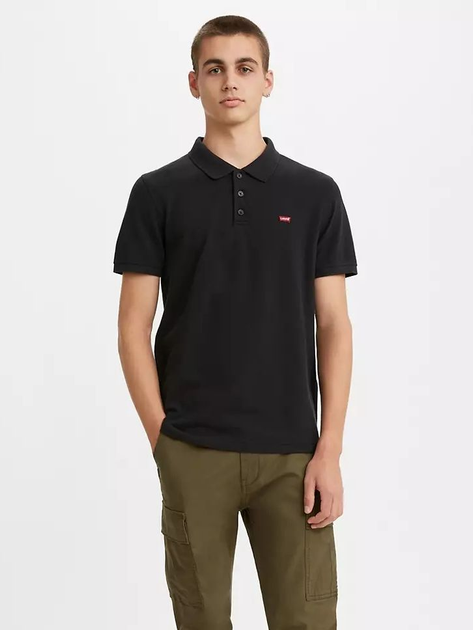 Koszulka polo męska długa Levi's Levis Hm Polo 35883-0007 M Czarna (5400898914260) - obraz 1