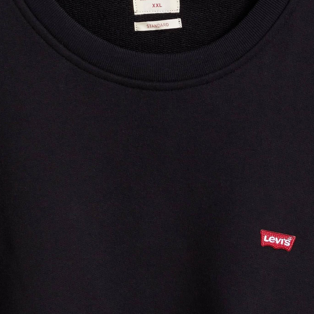 Bluza bez kaptura męska Levi's The Original Hm Crew 35909-0003 L Czarna (5400898435246) - obraz 7
