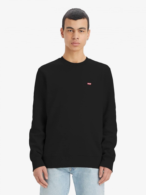 Bluza bez kaptura męska Levi's The Original Hm Crew 35909-0003 2XL Czarna (5400898435277) - obraz 3