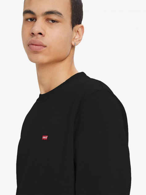 Bluza bez kaptura męska Levi's The Original Hm Crew 35909-0003 2XL Czarna (5400898435277) - obraz 4