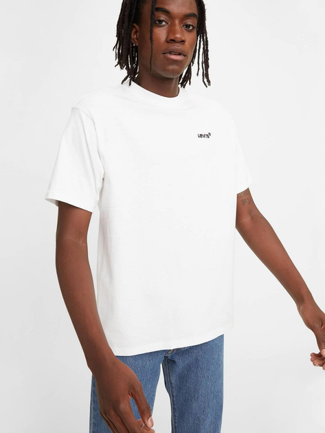 Koszulka męska bawełniana Levi's Red Tab Vintage Tee A0637-0000 L Biała (5400970256578) - obraz 3
