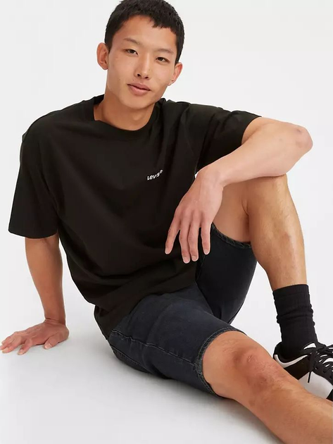 Футболка бавовняна чоловіча Levi's Red Tab Vintage Tee A0637-0001 M Чорна (5400970208522) - зображення 3