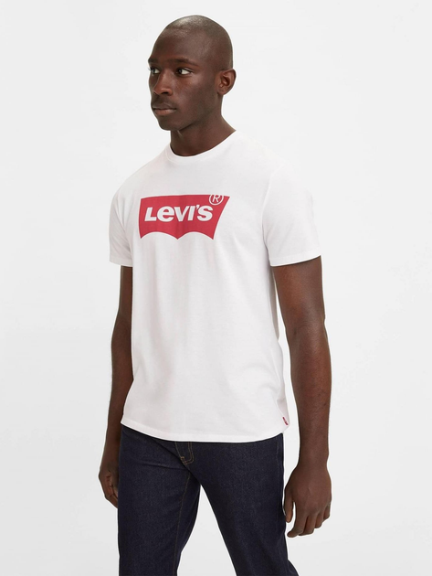 Акція на Футболка бавовняна чоловіча Levi's Graphic Setin Neck 17783-0140 S Hm Graphic від Rozetka