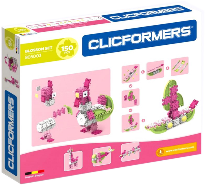 Конструктор Clicformers Blossom 150 деталей (8809465535643) - зображення 1