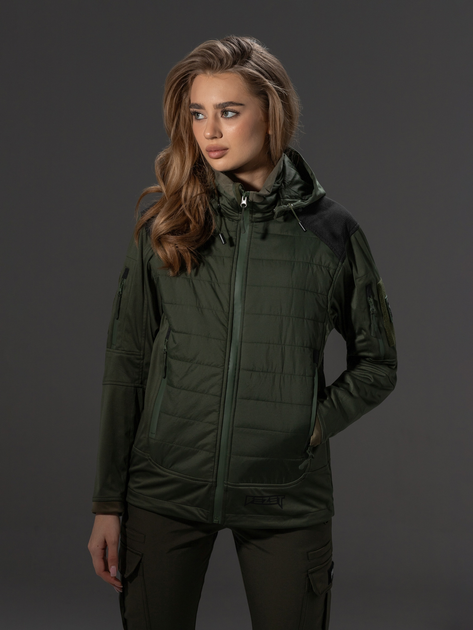 Тактична куртка жіноча BEZET 10055 S Хакі (ROZ6501040384) - зображення 1