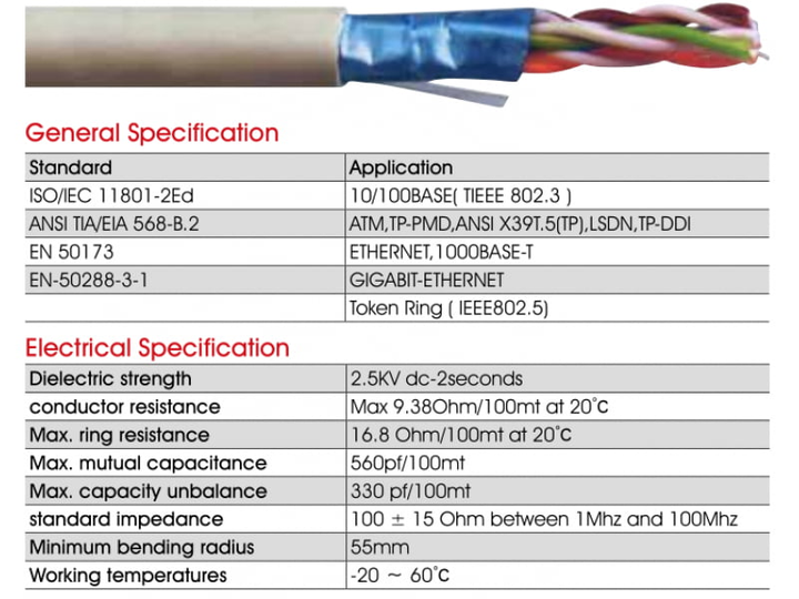 Patchcord Reekin Cat.5e FTP RJ-45 305 m (CAB-015-305M) - obraz 2