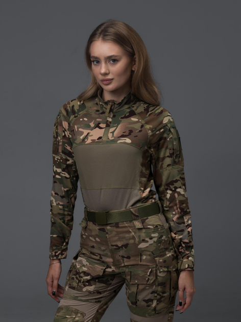 Тактическая рубашка женская BEZET 7396 XXL Камуфляжная (ROZ6501040430) - изображение 1