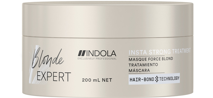 Маска Indola Blonde Expert Care Insta Strong Для догляду за Світлим волоссям 200 мл (4045787827347) - зображення 1