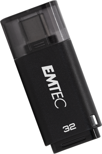 Pendrive Emtec D400 32GB USB C 3.2 Black (ECMMD32GD403) - obraz 1