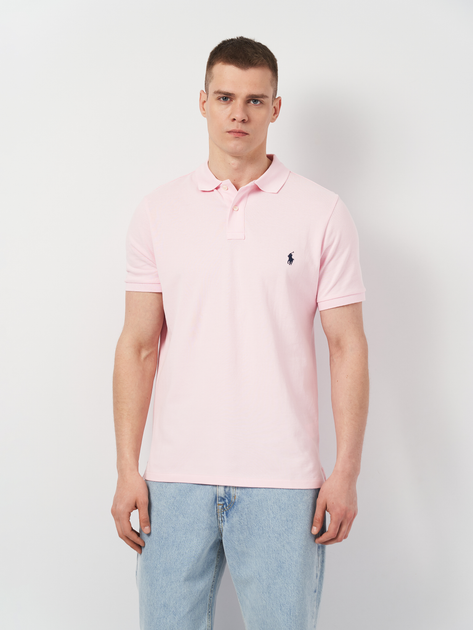 Поло длинное мужское Polo Ralph Lauren 11298.9 2XL Розовое ...