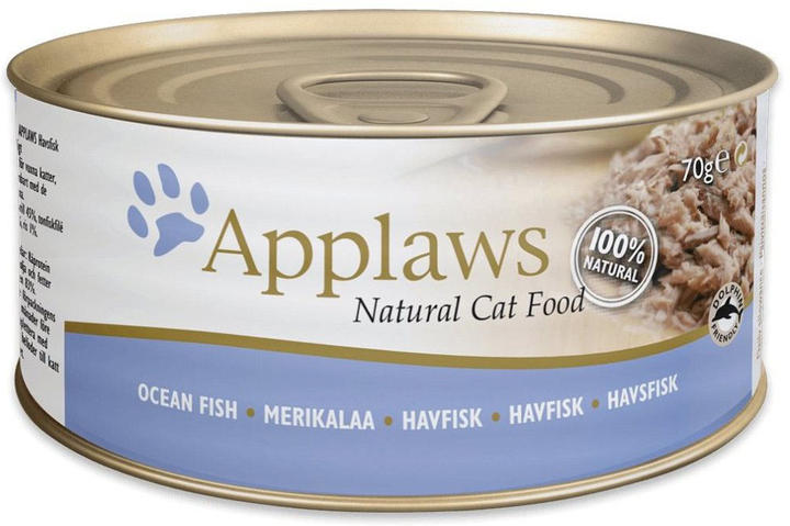 Karma mokra dla kotów Applaws Wet Cat Food Ocean Fish 70 g (5060122490047) - obraz 1