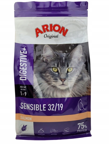 Karma sucha dla kotów Arion Cat Food Original Cat Sensible 2 kg (5414970058629) - obraz 1