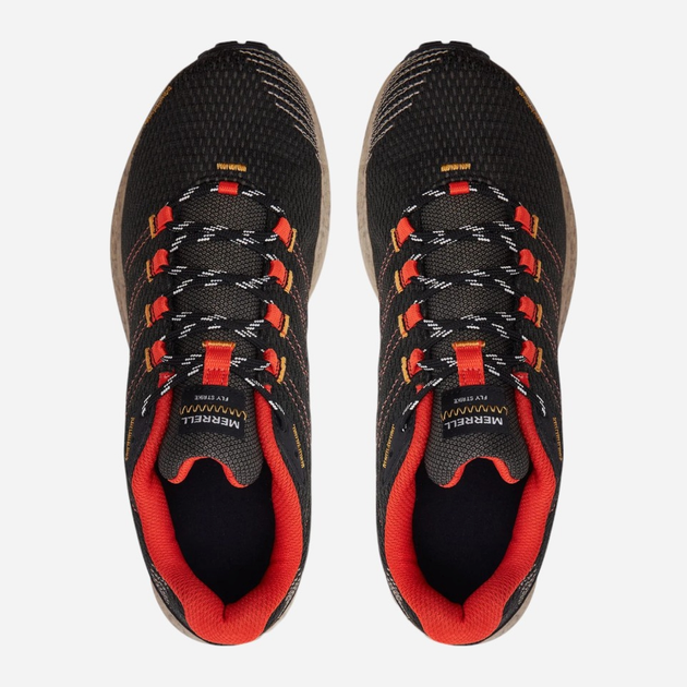 Buty do biegania męskie Merrell Fly Strike J067377 41.5 (8US) 26 cm Czarny/Pomarańczowy (195017999383) - obraz 5