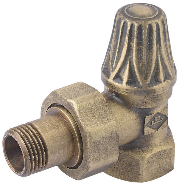 Кран отсекающий угловой Carlo Poletti Srl BRONZE Ø1/2" ARTISTIC ...