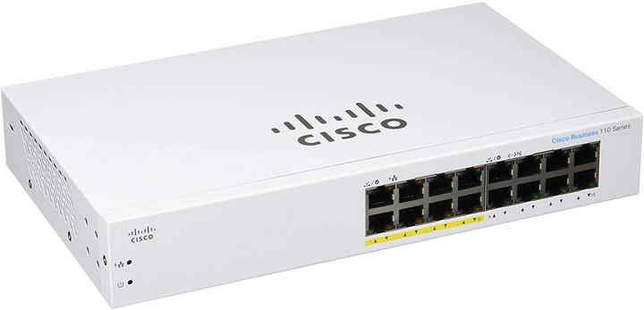 Комутатор Cisco CBS110-16PP-UK - зображення 1