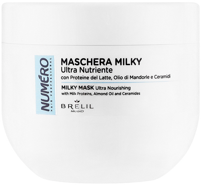 Маска для волосся Numero Milky Hair Mask ультрапоживна 400 ml (8011935088058) - зображення 1