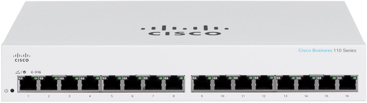 Комутатор Cisco CBS110-16T-UK - зображення 2