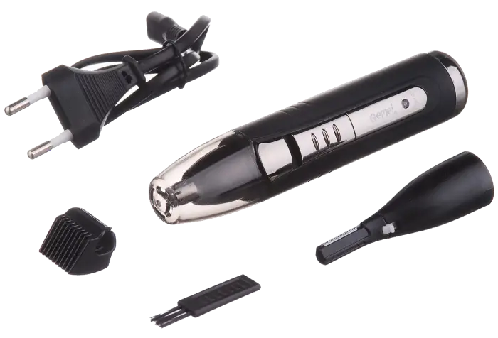 Триммер беспроводной Gemei GM-3109 2 в 1 - бритва для носа и ушей - изображение 6