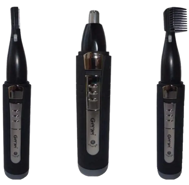 Триммер беспроводной Gemei GM-3109 2 в 1 - бритва для носа и ушей - изображение 8