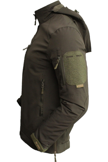 Куртка чоловіча тактична Combat Туреччина Софтшел Soft-Shell ЗСУ (ЗСУ) M 8177 оливкова - зображення 2