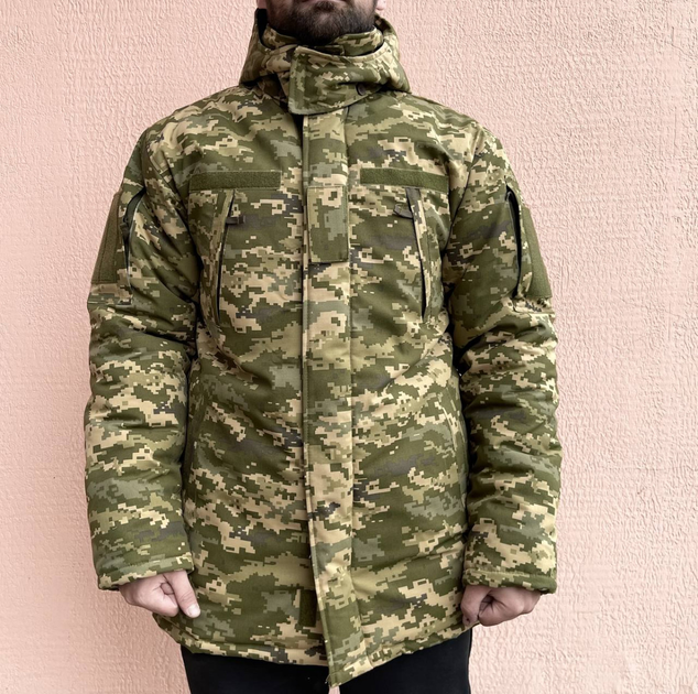 Бушлат-куртка військова чоловіча тактична ЗСУ Піксель 8547 54 розмір - зображення 1