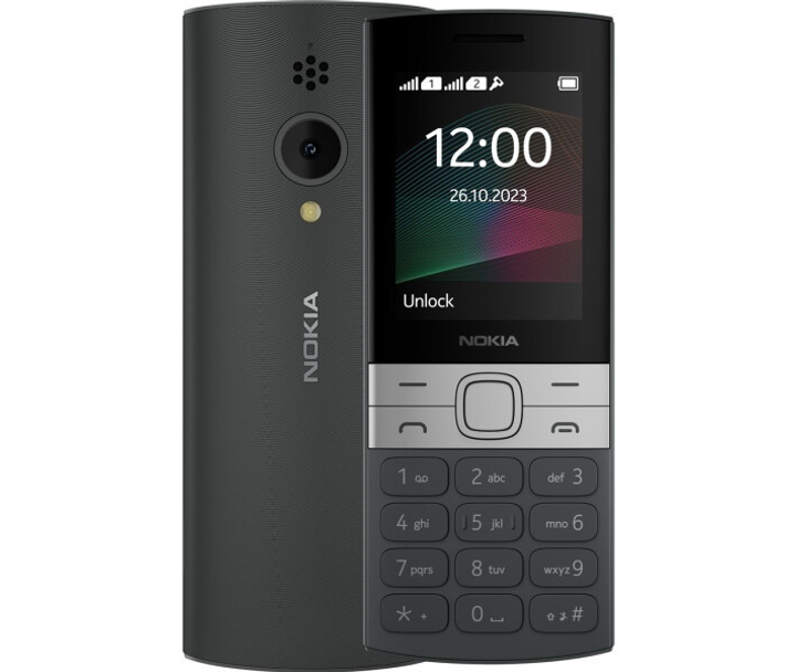 телефон nokia 150 ta 1582 dual sim 2023 black