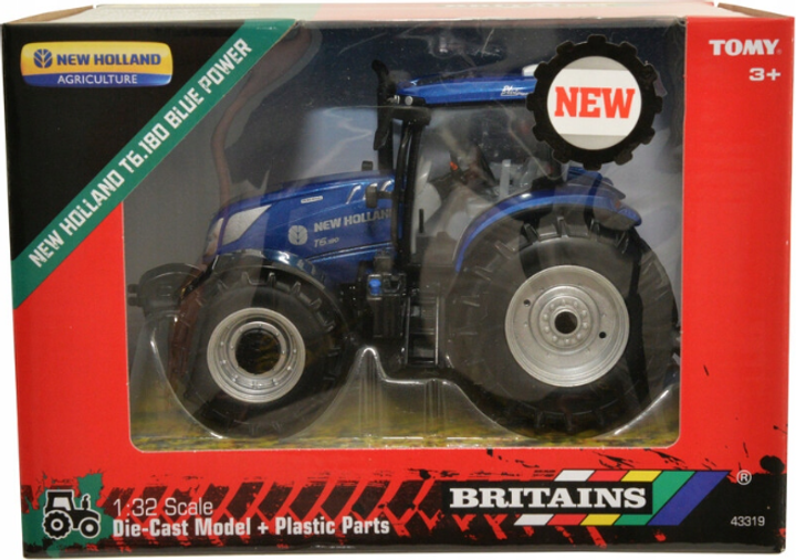 Трактор TOMY Britains New Holland T6.180 Blue Power (0036881433194) - зображення 1