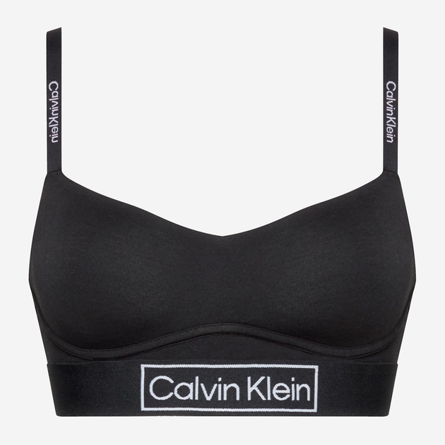 Бюстгальтер з м'якою чашкою бавовняний Calvin Klein Underwear 000QF6770E-UB1 M Чорний (8719855436613) - зображення 4
