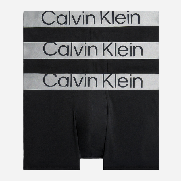 Zestaw majtek bokserek męskich bawełnianych Calvin Klein Underwear 000NB3130A-7V1 S 3 szt. Czarny (8719855387229) - obraz 1