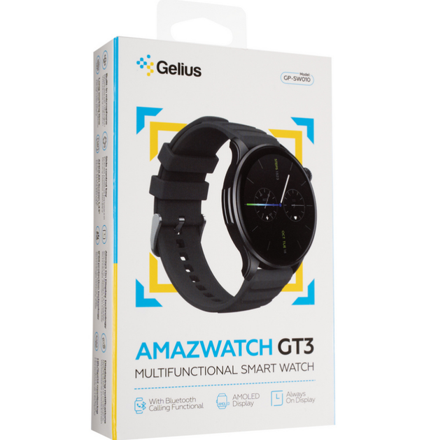 Смарт часы Gelius Amazwatch GT3 GP-SW010 (Incredible series) Gun - изображение 7