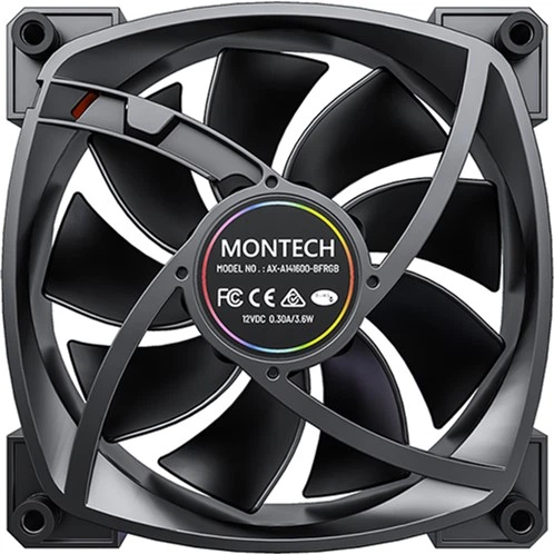 Вентилятор Montech RX140 PWM (RX140 PWM BLACK) - зображення 5