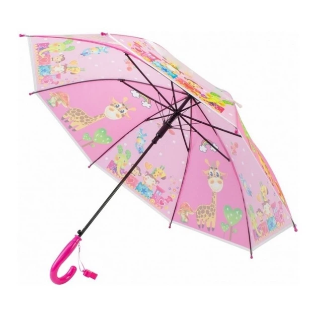 Зонтик Economix Jolly Zoo, розовый (E98426) – Стильные аксессуары