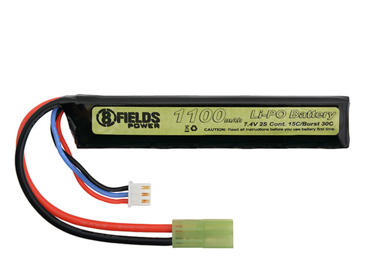 Акумулятор 8Fields LiPo 7.4V 1100mAh 15/30C - изображение 1