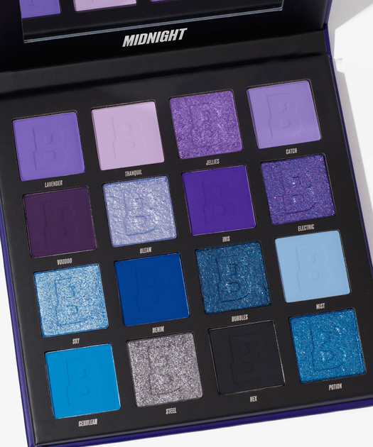 Палетка теней для век Midnight 16 Colour Palette Beauty Bay (8745) - изображение 2