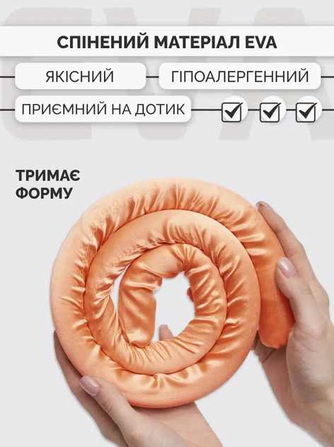 Мягкие бигуди для холодной завивки волос, оранжевый - Фото 4 Мягкие бигуди для холодной завивки волос, оранжевый - изображение 4