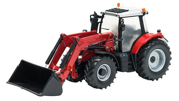 Traktor TOMY Britains Massey Ferguson z ładowaczem 6616 (0036881430827) - obraz 3