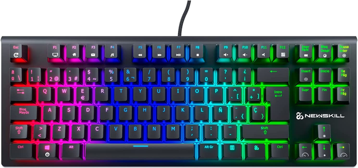 Игровая клавиатура Newskill Serike TKL Brown Switch Черная - изображение 1