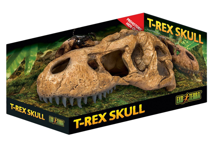 Dekoracje do terrariów Exoterra Cave T Rex Skull (0015561228596) - obraz 1