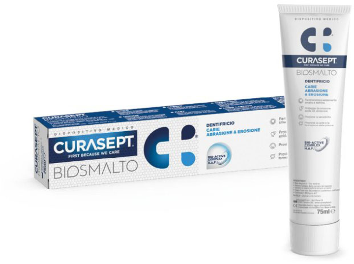 Pasta do zębów CURASEPT Biosmalto Caries Protection 75 ml (8056746071226) - obraz 1