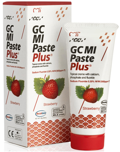 Крем для зубів GC Mi Paste Plus Strawberry 40 г (5900000001098) - зображення 1