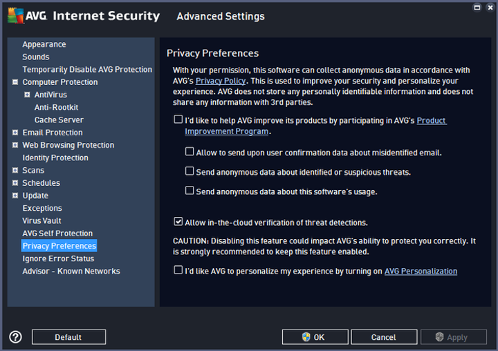 Антивірус AVG Internet Security для windows, ліцензія на 1 рік, 1 ПК - изображение 3
