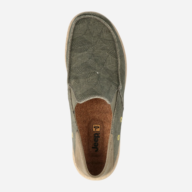 Mokasyny męskie Jeep JM41052A-127 41 (7UK) 27.2 cm Khaki (8055304806553) - obraz 4