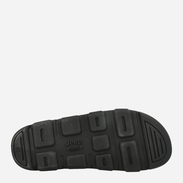 Чоловічі шльопанці Jeep JM41130A-062 46 (12UK) 30.6 см Чорні (8055304808281) - зображення 5